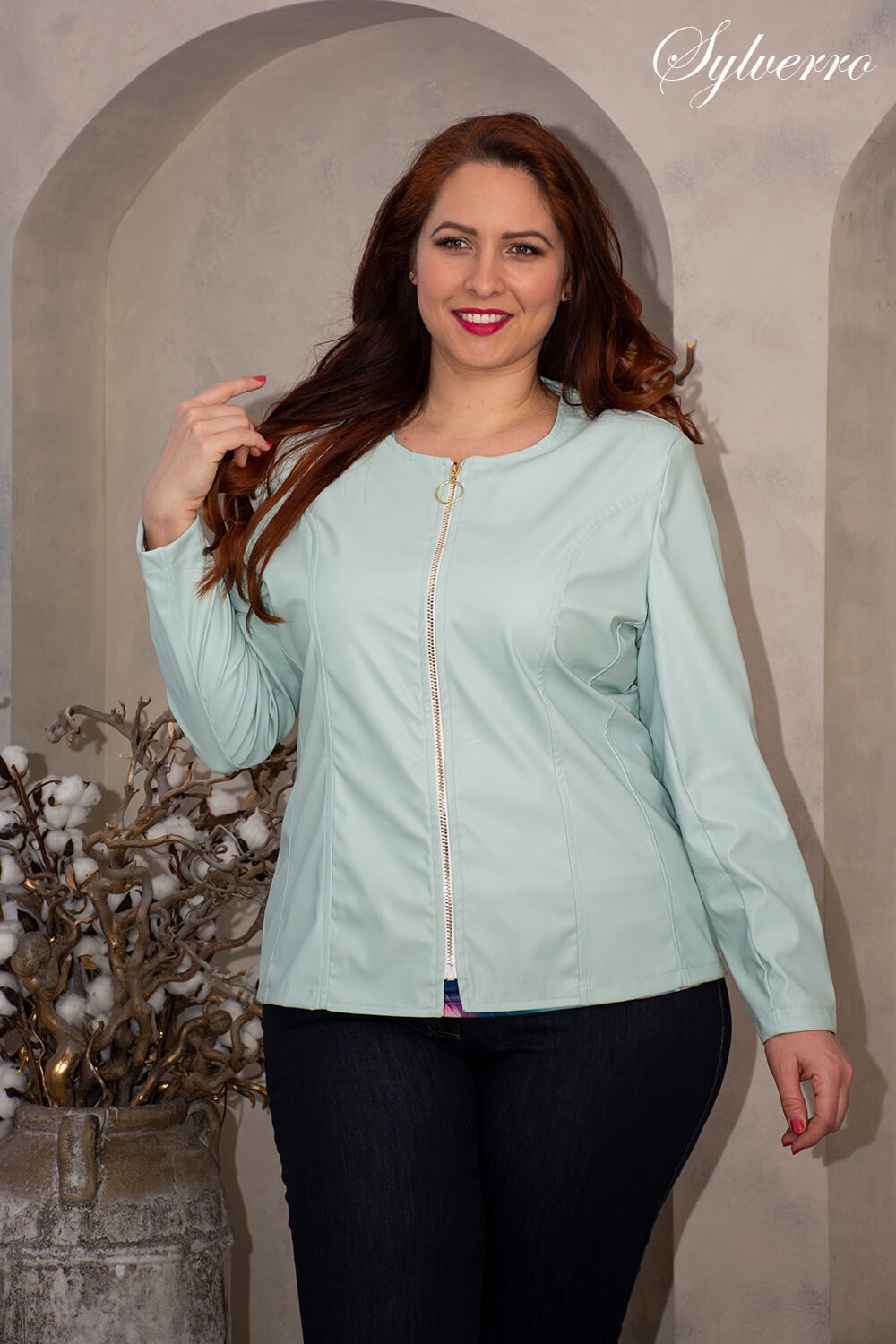 Dorabella Kunstleder-Blazer