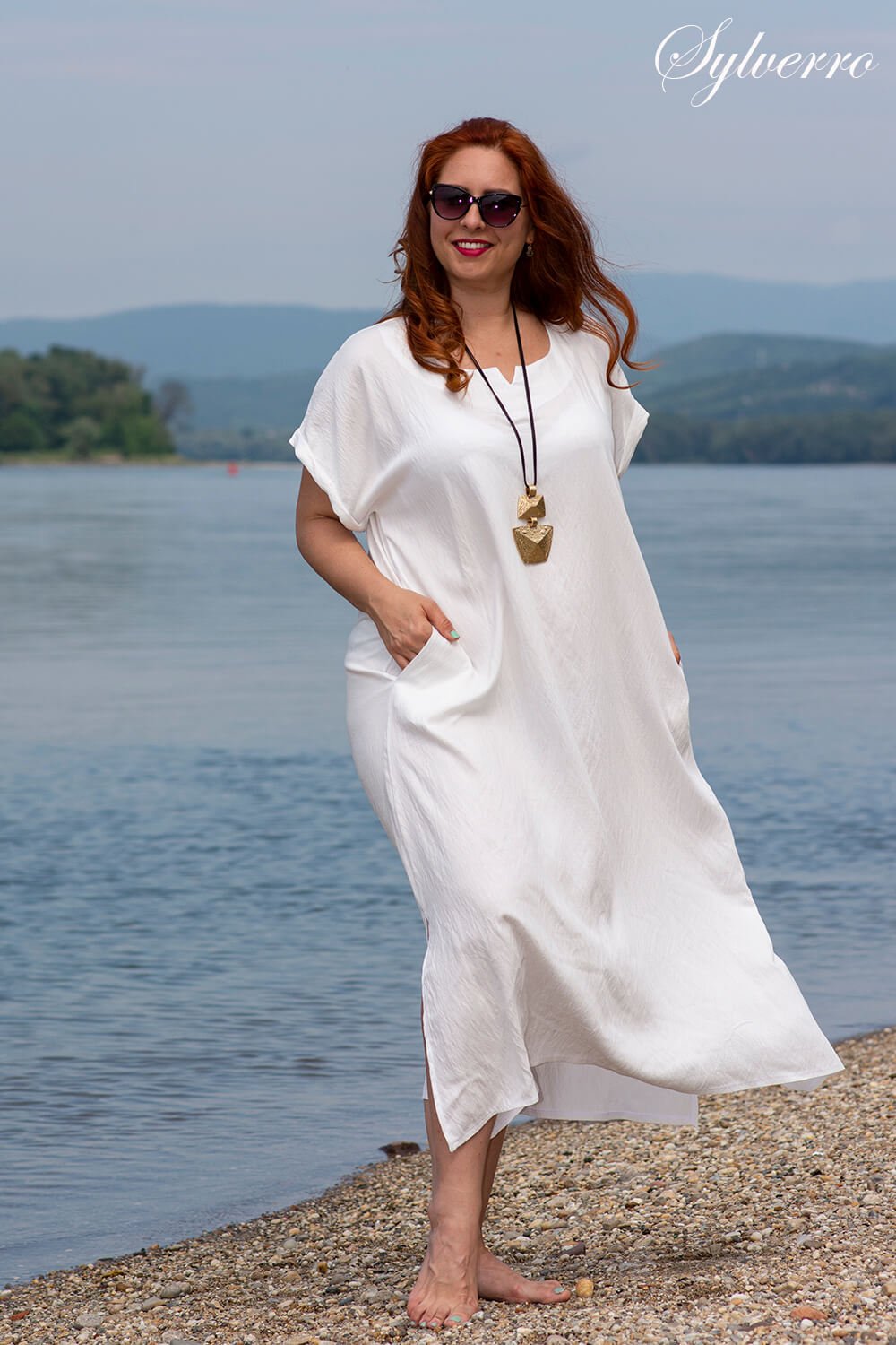 Dzsulietta Maxikleid mit Taschen