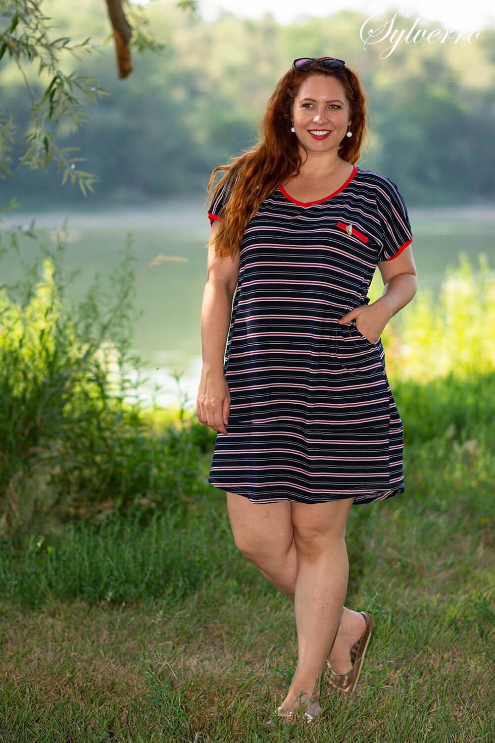 Elina Baumwoll-Sommertunika – Kleid